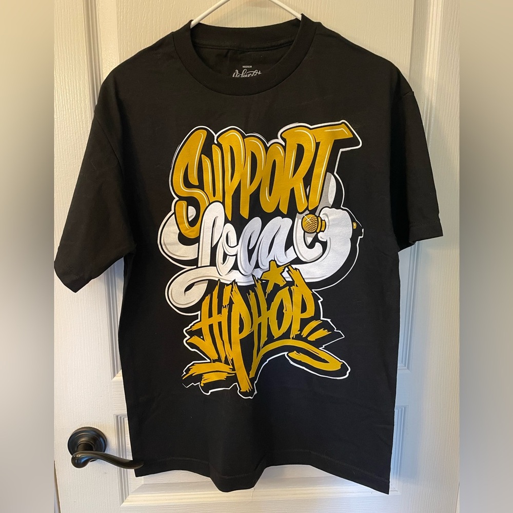 Black Support Local Hip Hop T-Shirt